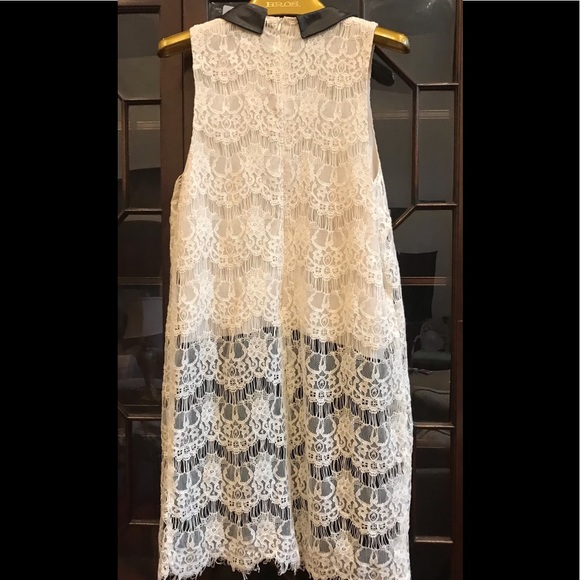 NWT Lace and Satin Astr sleeveless Dress - Picture 3 of 12